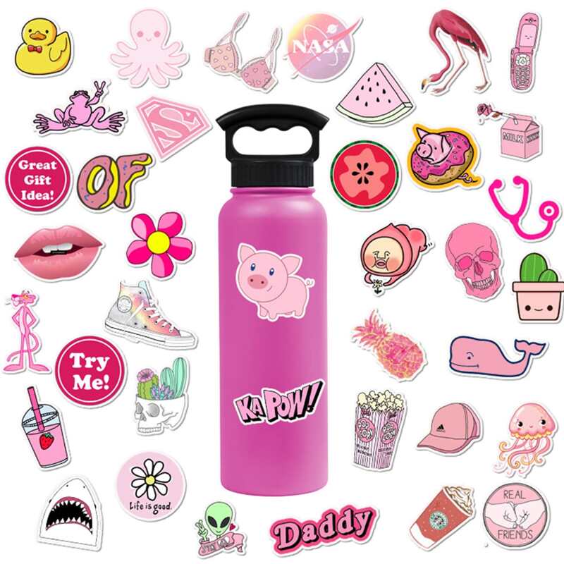 

50pcs Cartoon Sticker, Multicolor