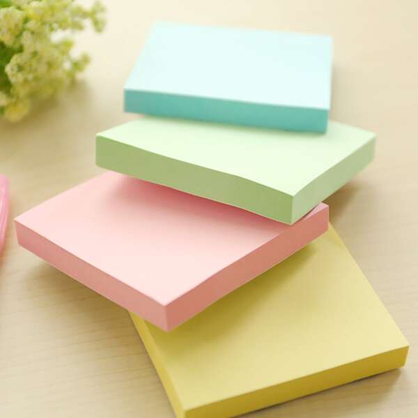 

1pc Random Color Sticky Note, Multicolor