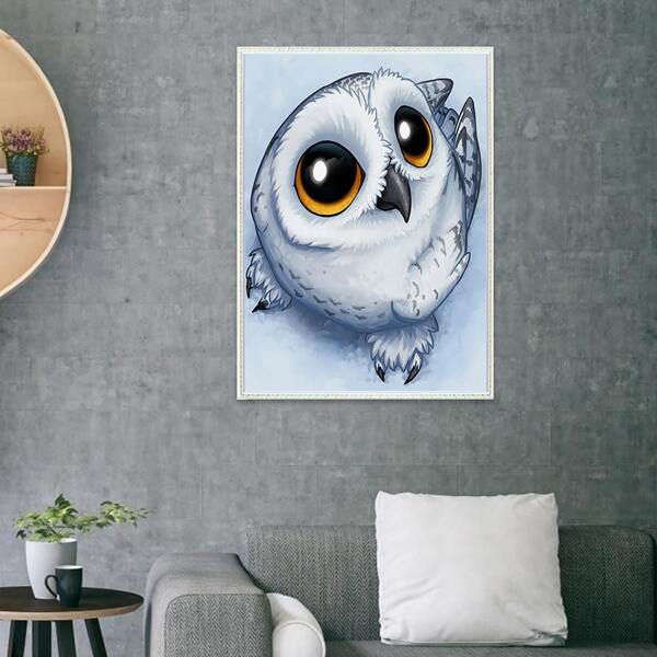 

Owl Print DIY Diamond Unframed Painting, Multicolor