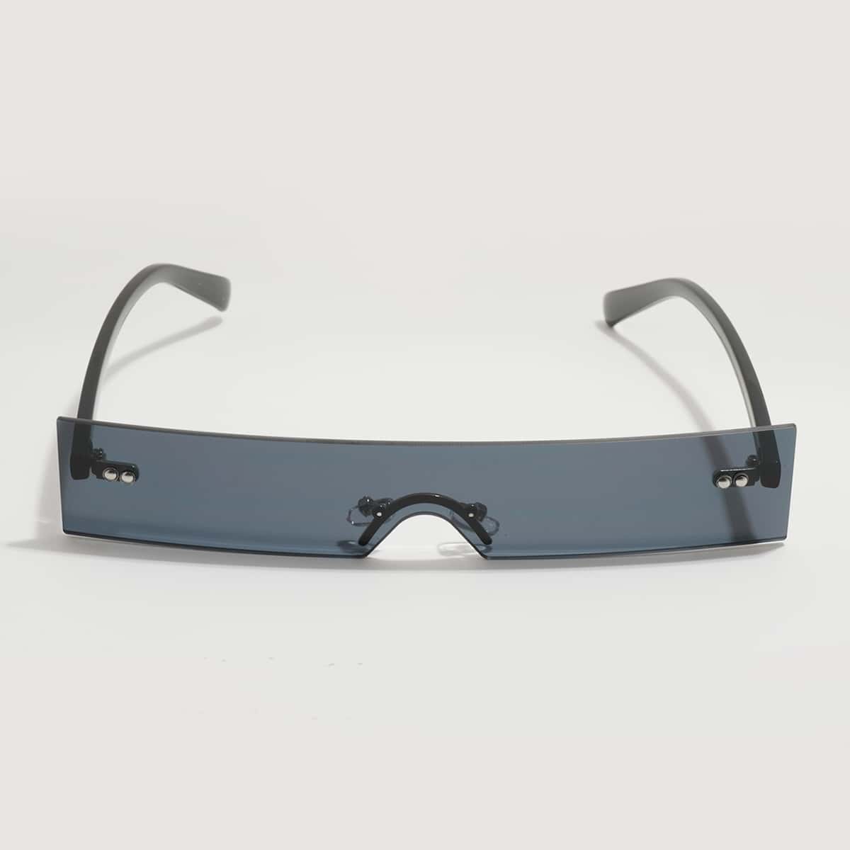 

Guys Rimless Tinted Lens Sunglasses, Grey