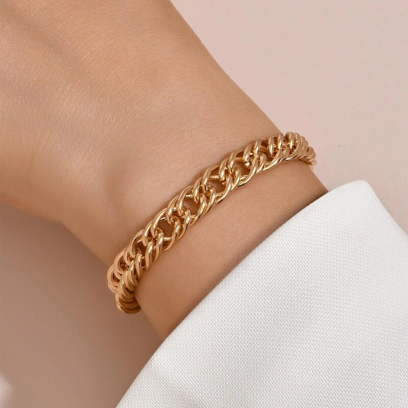 

1pc Chain Bracelet, Gold