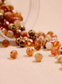 Phụ kiện trang sức tự làm chuỗi hạt - Cà phê nâu - Xem 2