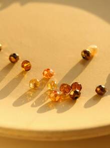 Phụ kiện trang sức tự làm chuỗi hạt - Cà phê nâu - Xem 3