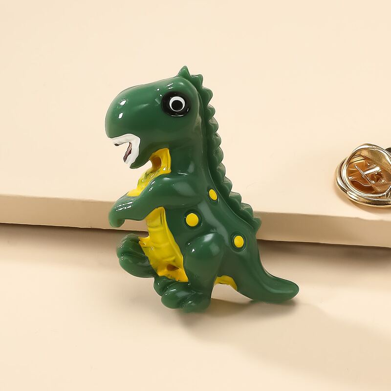 

Cartoon Dinosaur Bag Charm, Green