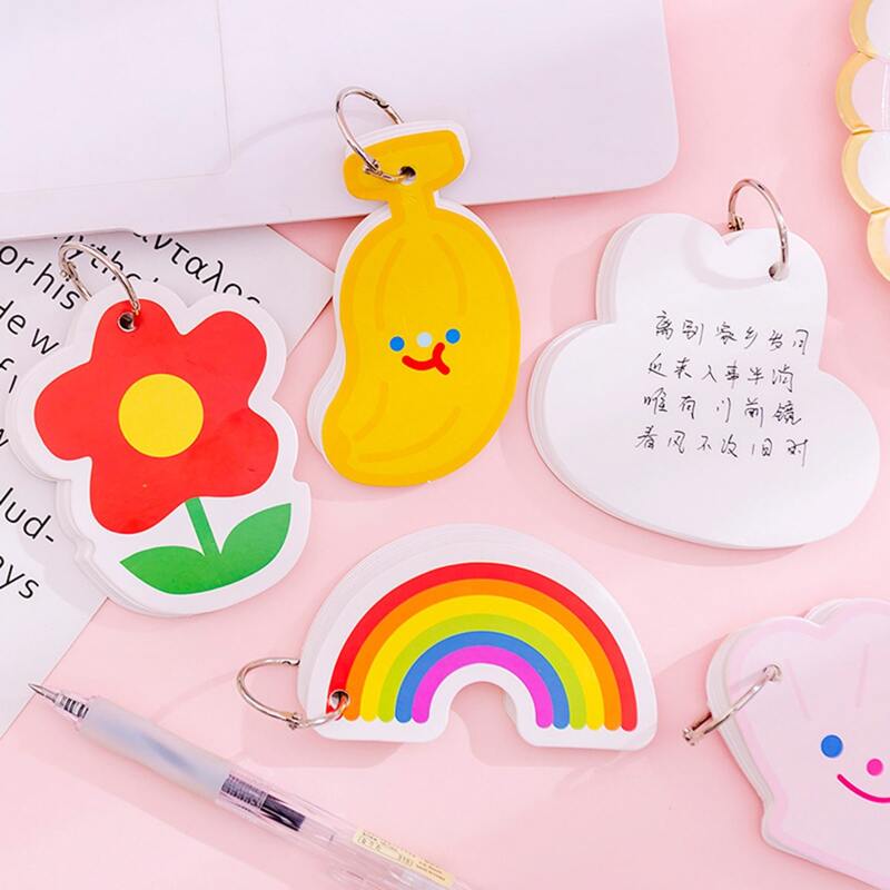 

1pc Random Cartoon Note Paper, Multicolor