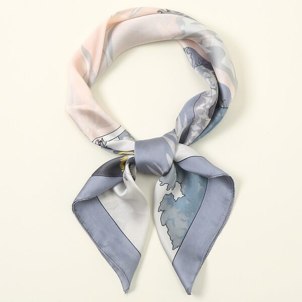 

Flower Print Bandana, Multicolor