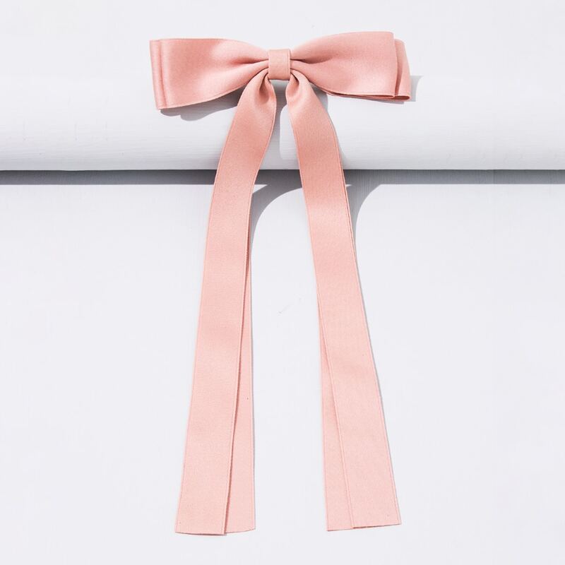 

1pc Bow Knot Hair Clip, Pink