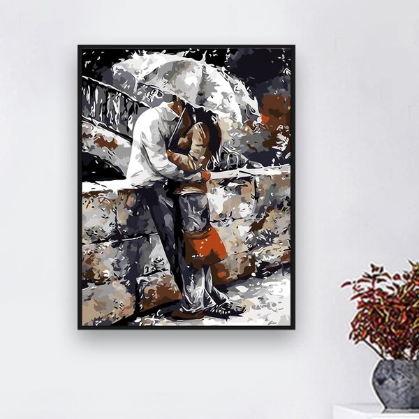 

Figure Graphic DIY Diamond Unframed Painting, Multicolor