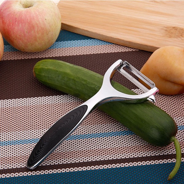 

1pc Kitchen Multifunction Peeler, Black