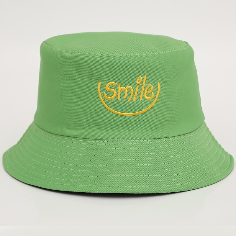 

Guys Letter Graphic Embroidery Bucket Hat, Mint green