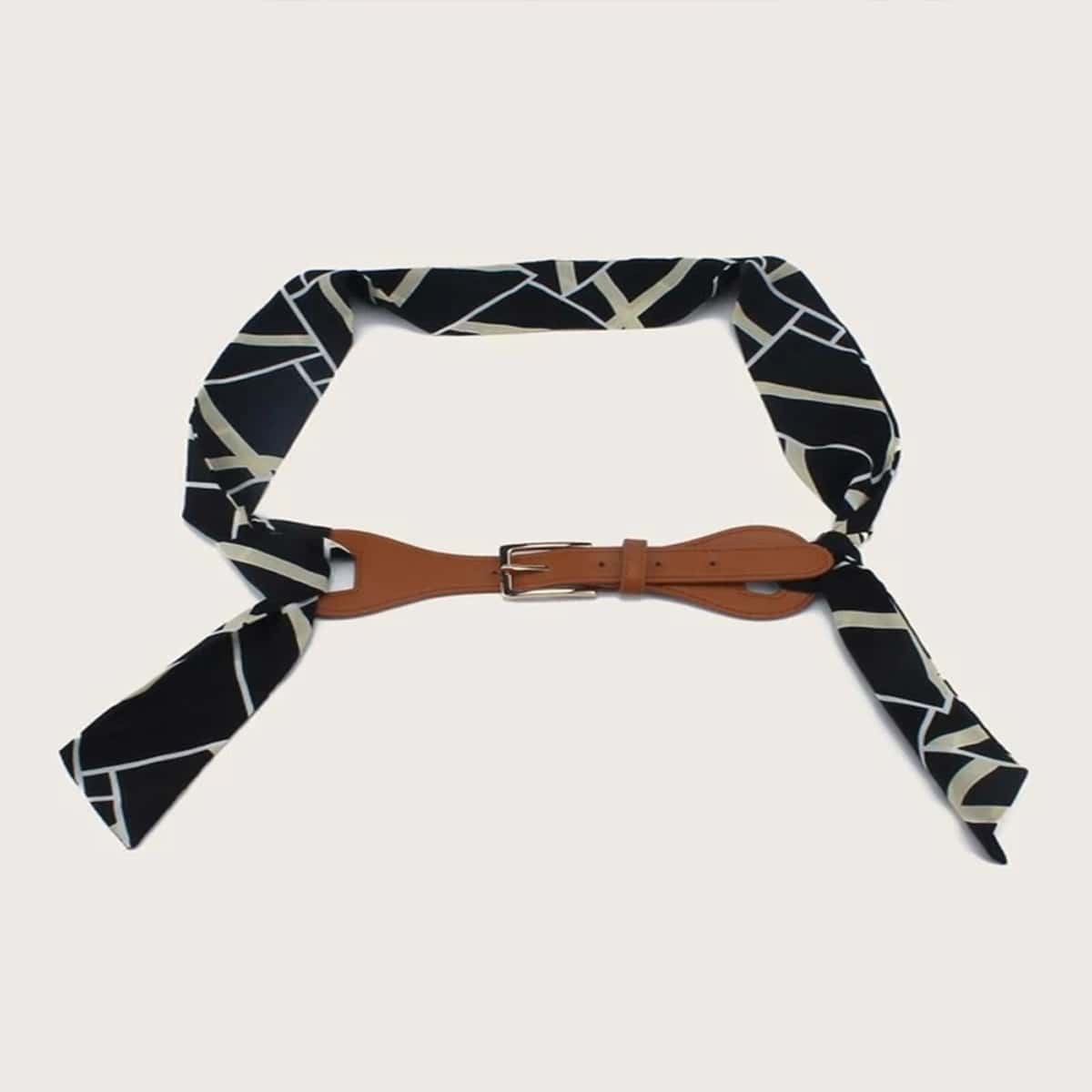 

Buckle Tape Belt, Multicolor