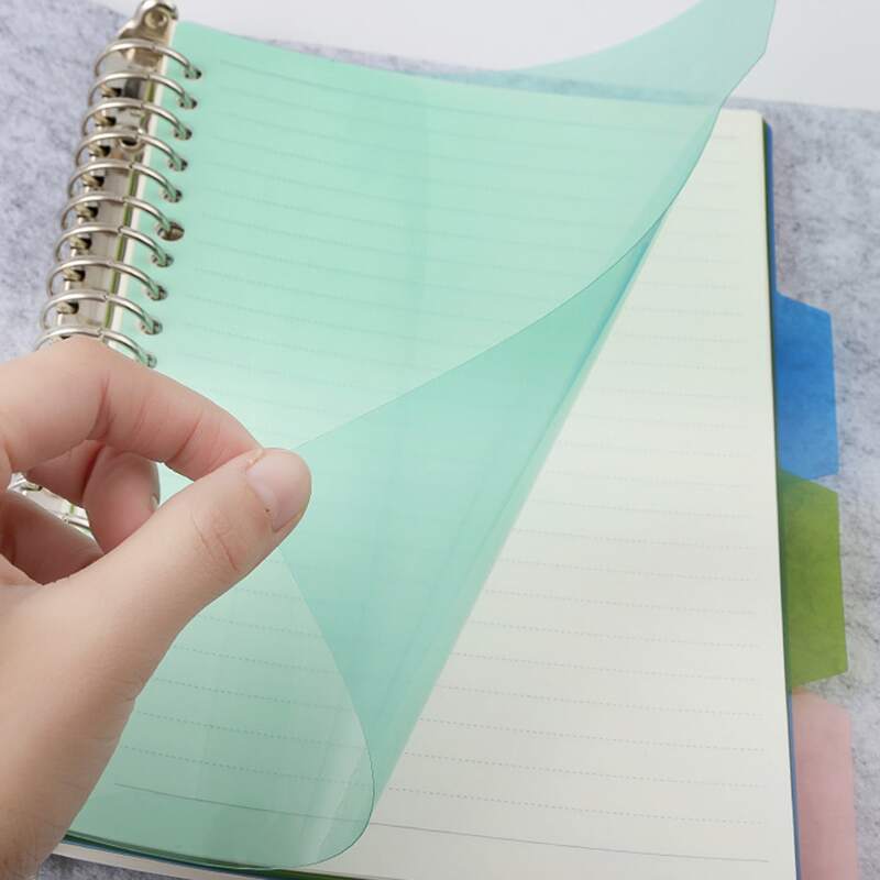 

4pcs Random Color Notebook Divider, Multicolor