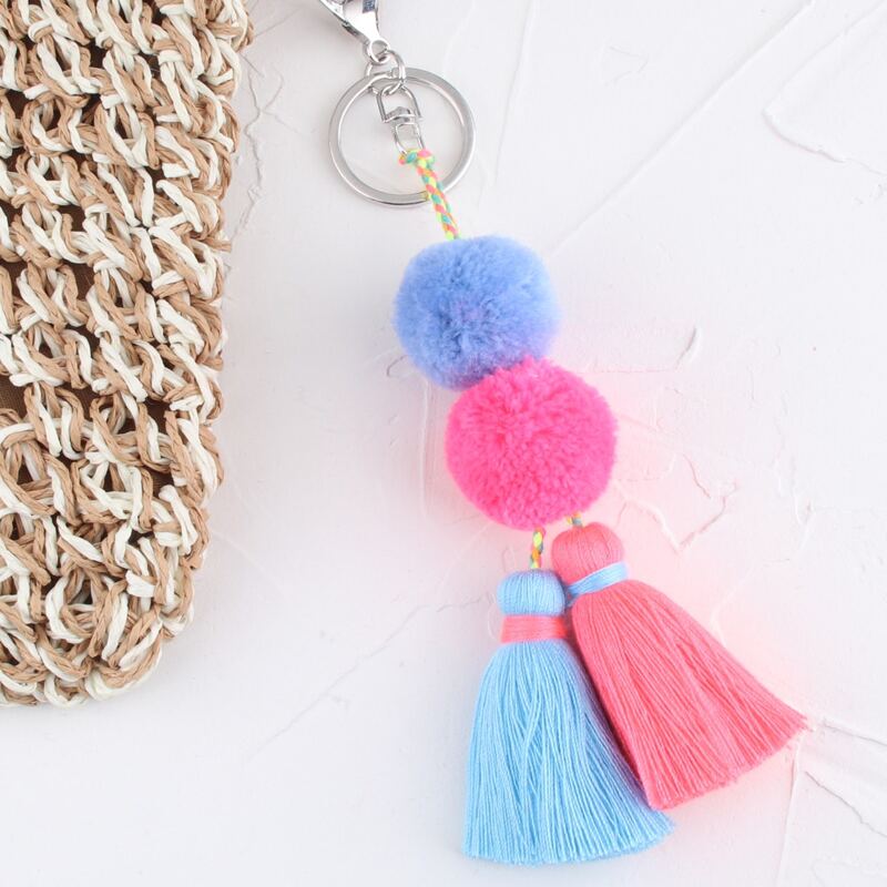 

Tassel Pendant Keychain, Multicolor