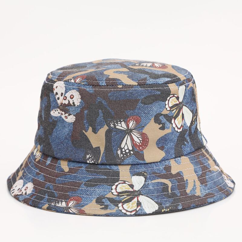 

Butterfly Pattern Bucket Hat, Multicolor