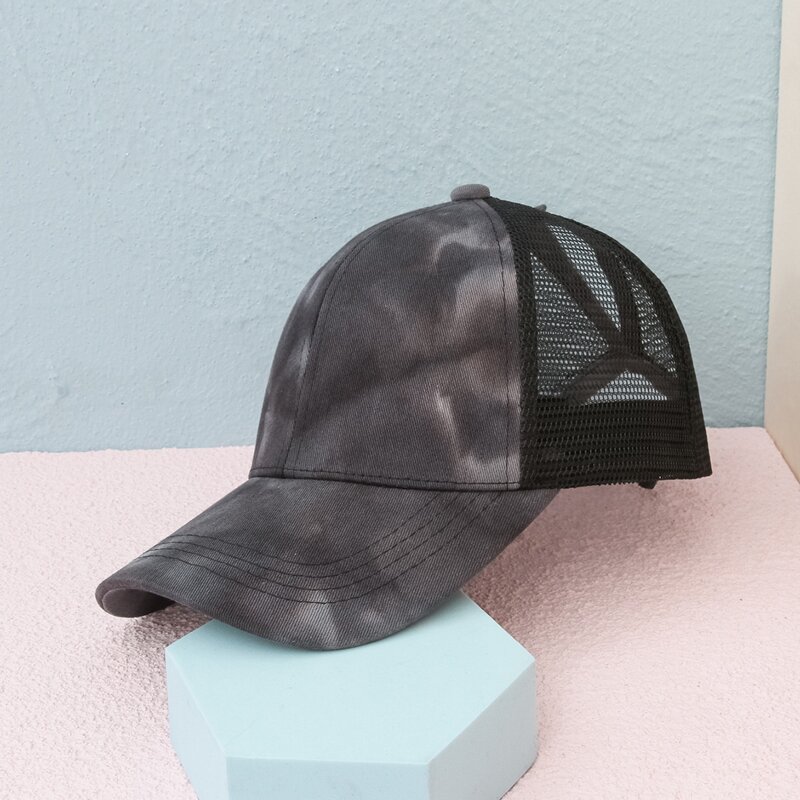 

Contrast Mesh Baseball Cap, Black