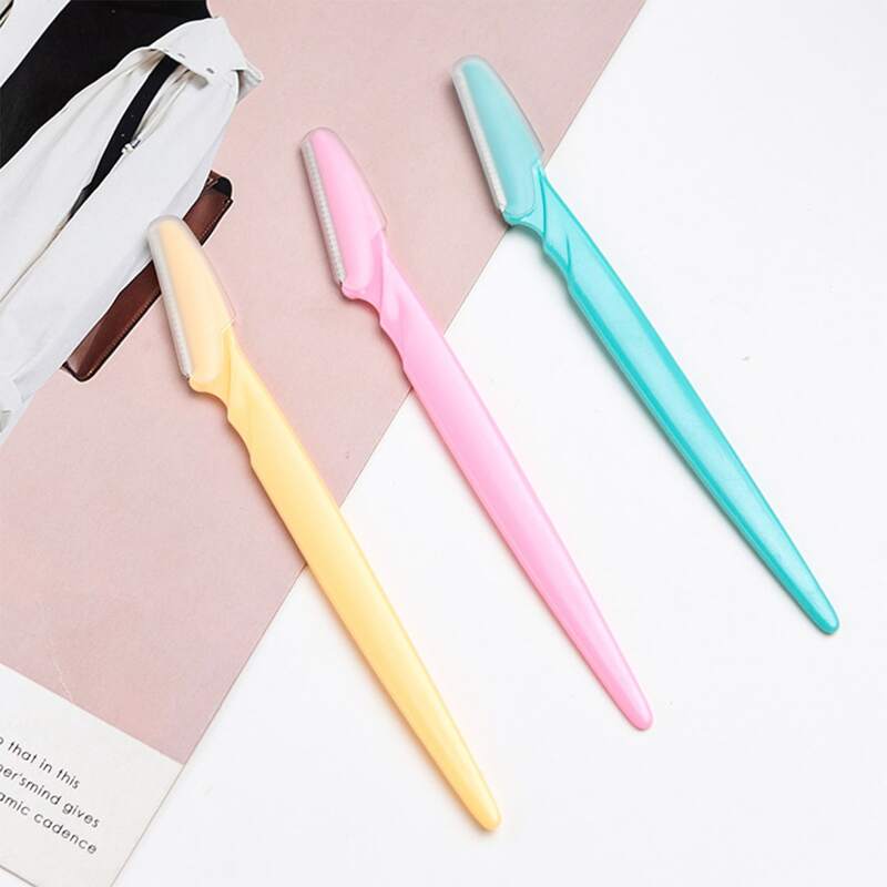 

1pc Random Eyebrow Trimming Knife, Multicolor