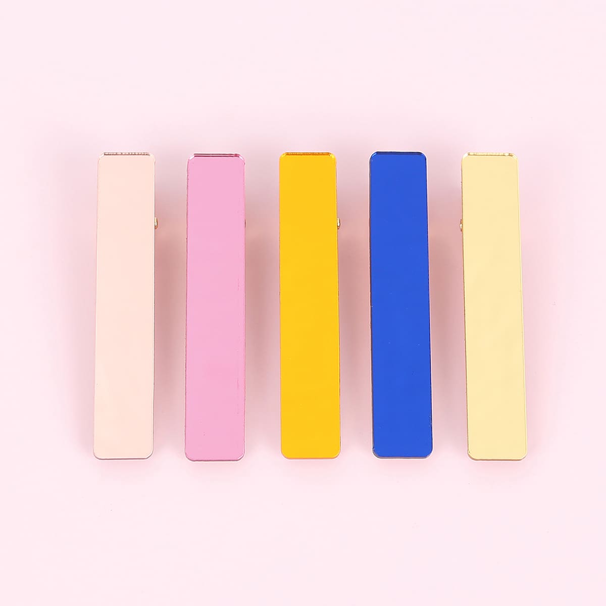 

5pcs Geo Hair Clip, Multicolor