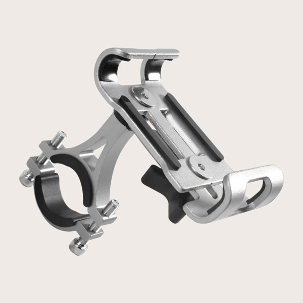 

Metal Motorcycle Cycling Phone Holder, Silver