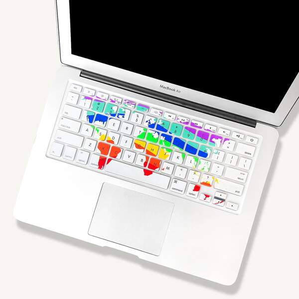 

Color Block MacBook Keyboard Skin, Multicolor