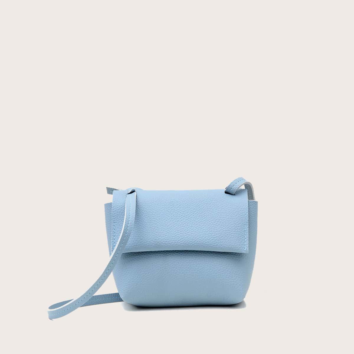 

Solid Crossbody Bag, Baby blue