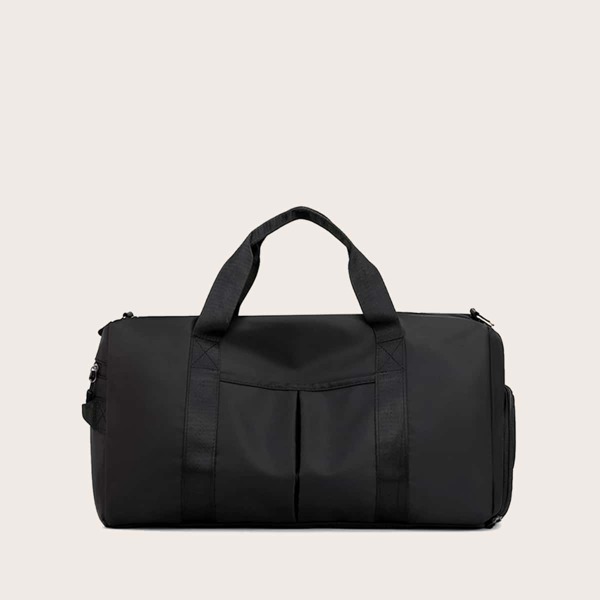 

Men Minimalist Large Capacity Duffle Bag, Black