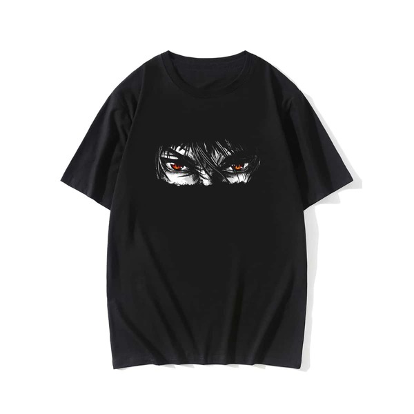 

Men Figure Graphic Crew Neck Tee, Black