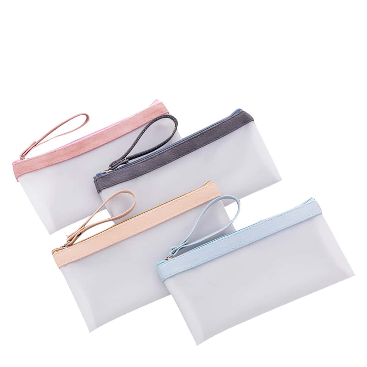 

1pc Random Simple Pencil Case, Multicolor
