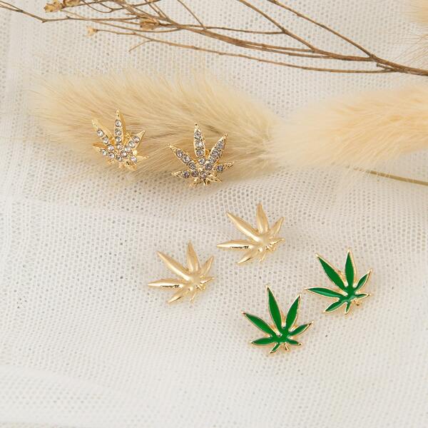 

Rhinestone Sets Earrings, Multicolor