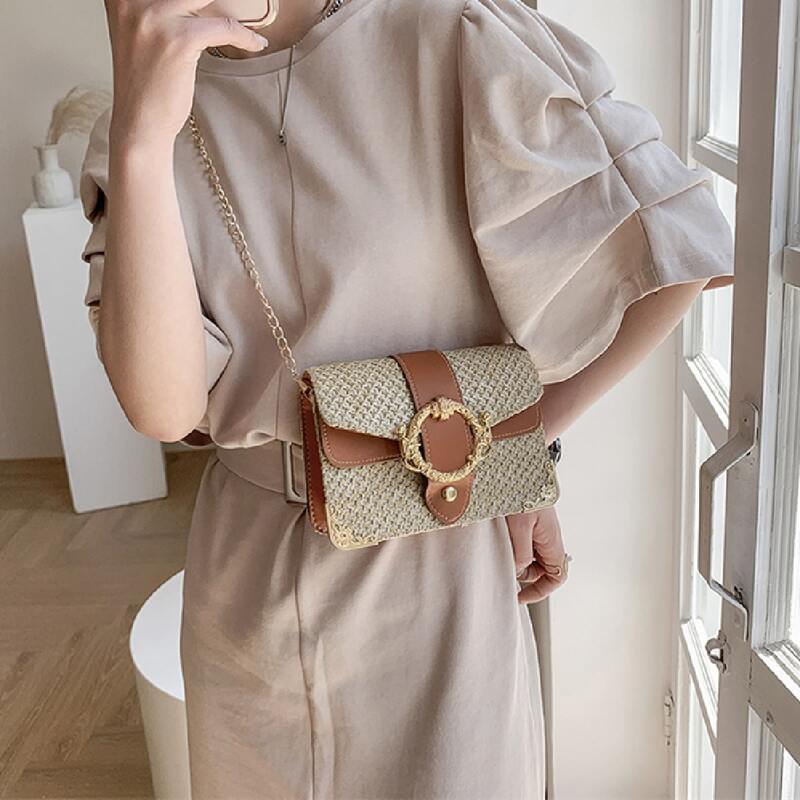 

Ring Buckle Crossbody Bag, Brown