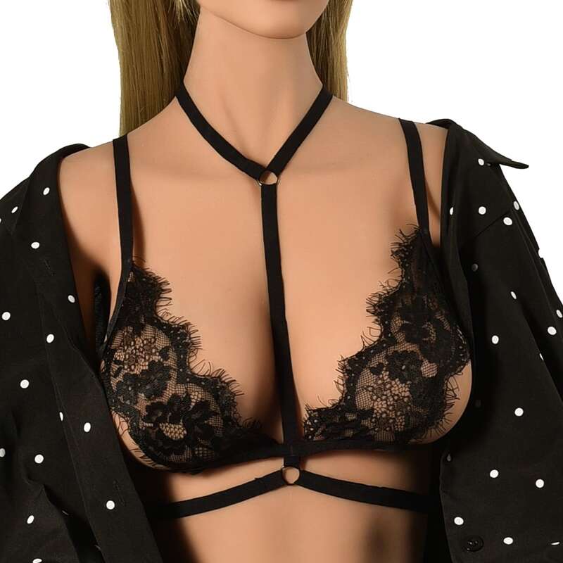 

1pc Plain Body Harness, Black