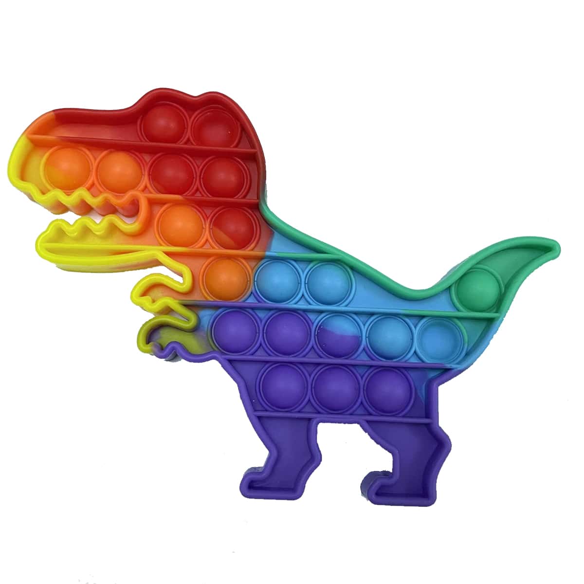 

1pc Dinosaur Stress Relief Bubble Toy, Multicolor