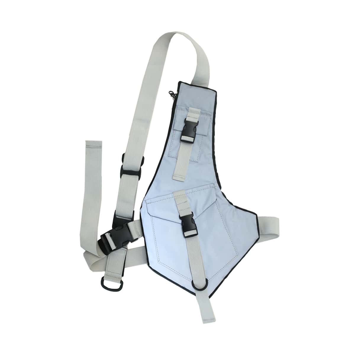 

Guys Buckle Crossbody Bag, Light grey