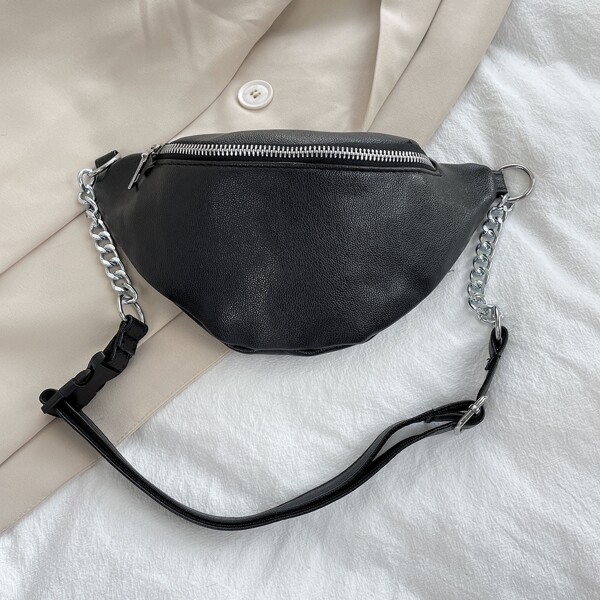 

Minimalist Fanny Pack, Black