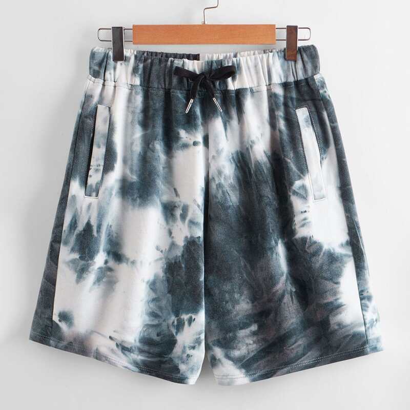 

Tie Dye Drawstring Shorts, Multicolor