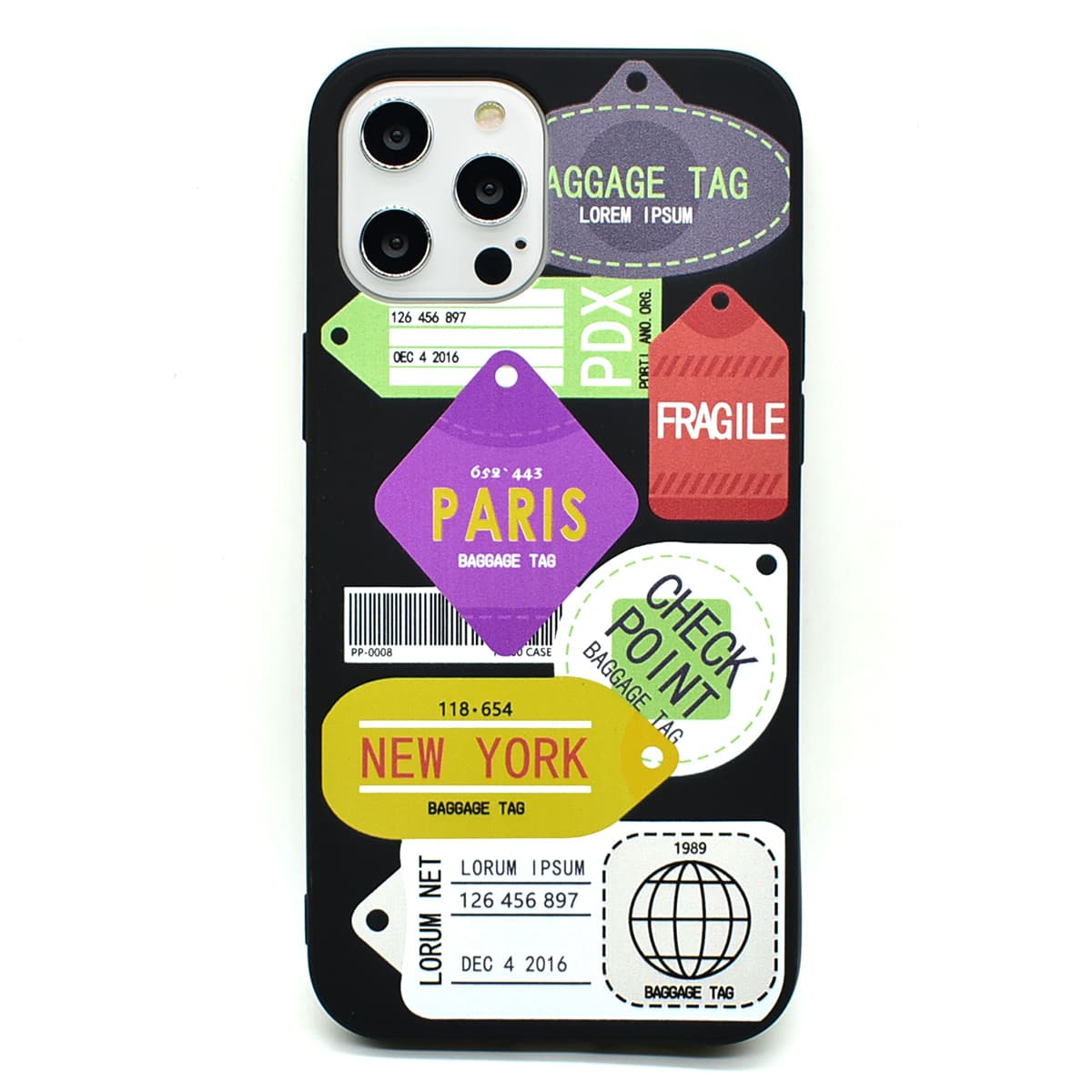 

Label Graphic Phone Case, Multicolor