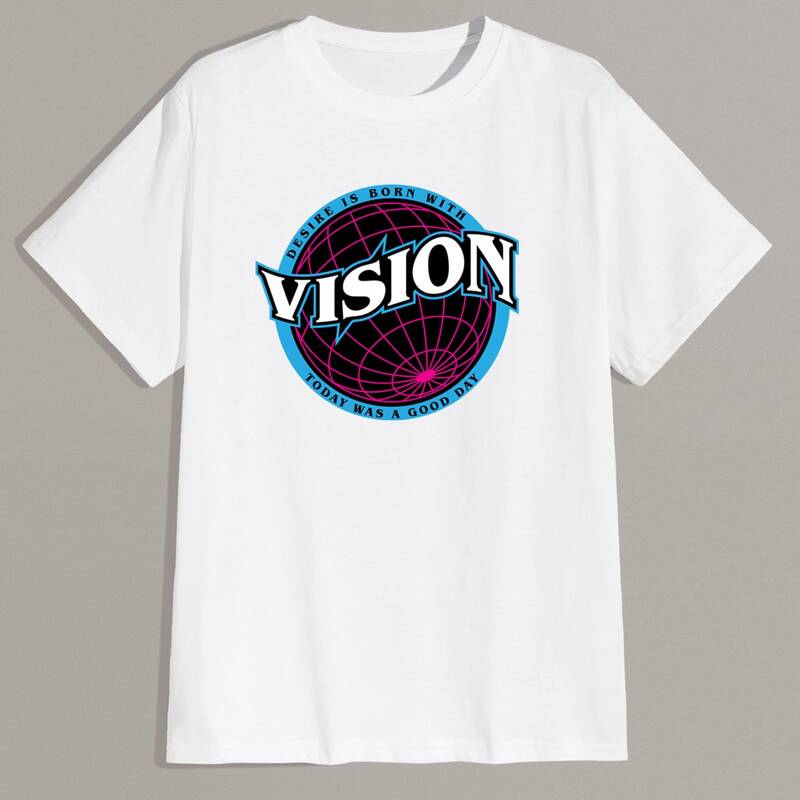 

Guys Letter Graphic Tee, White