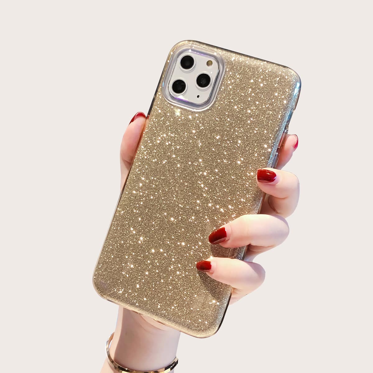 

Sparkly Glitter Phone Case, Gold