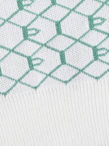 Plaid Cami Knit Top - Multicolor - View 4