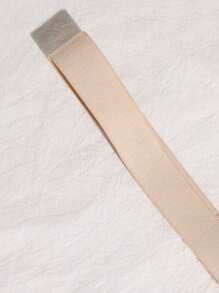 Sujetador casual de mujer color beige con espalda descubierta, push up y tela ligeramente elástica - Beis - Ver 5