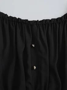 SHEIN Unity Bộ thời trang Thắt lưng Sọc Giải trí - Nhiều màu - Xem 3