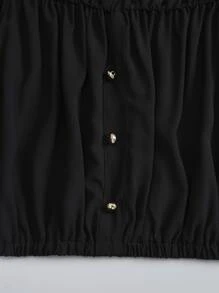 SHEIN Unity Bộ thời trang Thắt lưng Sọc Giải trí - Nhiều màu - Xem 4