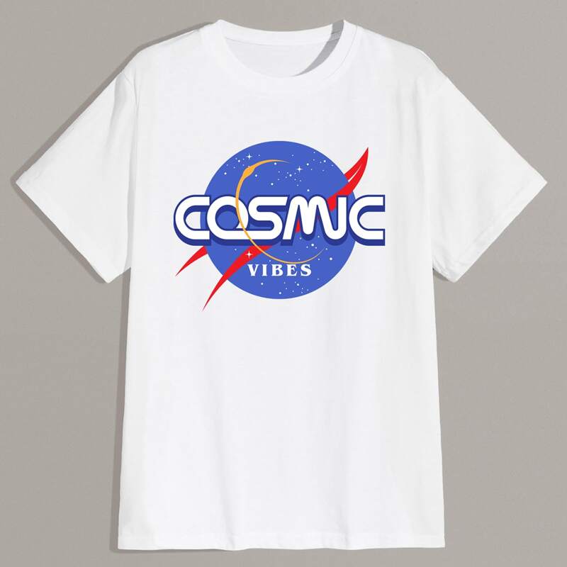 

Guys Letter Graphic Tee, White