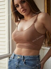 Nina Bonheur Top court avec crochets