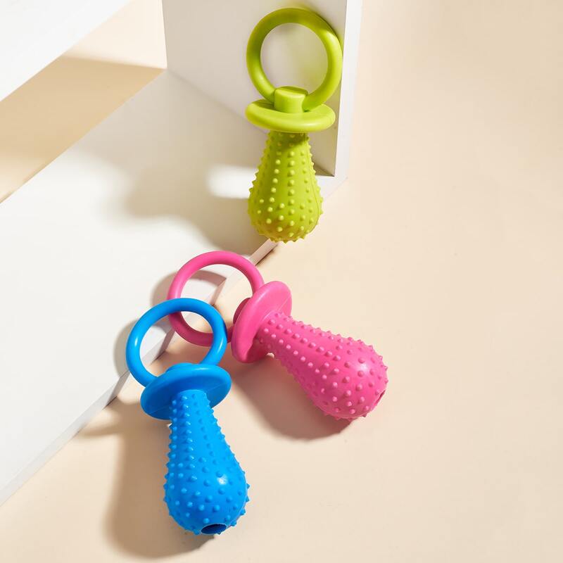

1pc Bottle Nipple Shaped Random Pet Chew Toy, Multicolor