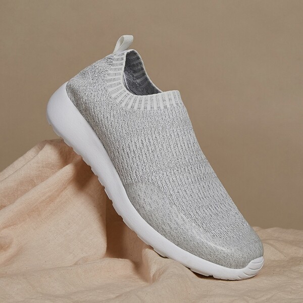 

Slip On Running Shoes, Grey