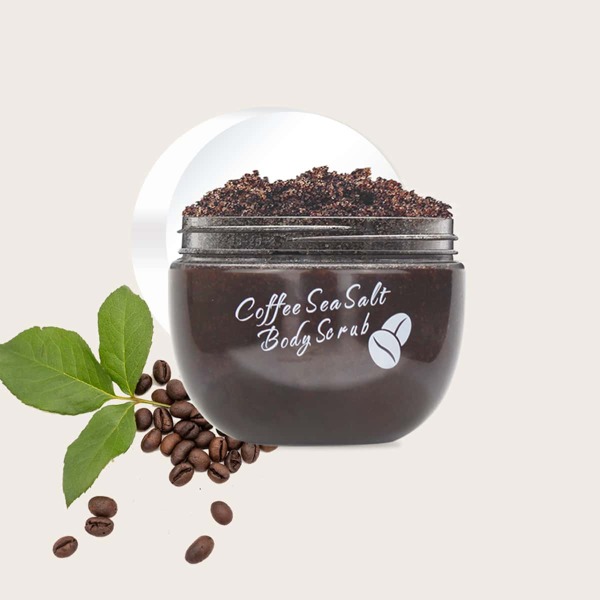 

Coffee Sea Salt Body Scrub, Chocolate brown