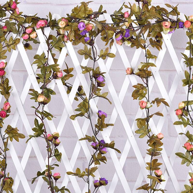 

1pc Artificial Flower Vine, Multicolor
