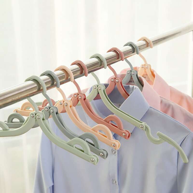 

1pc Random Foldable Clothes Hanger, Multicolor