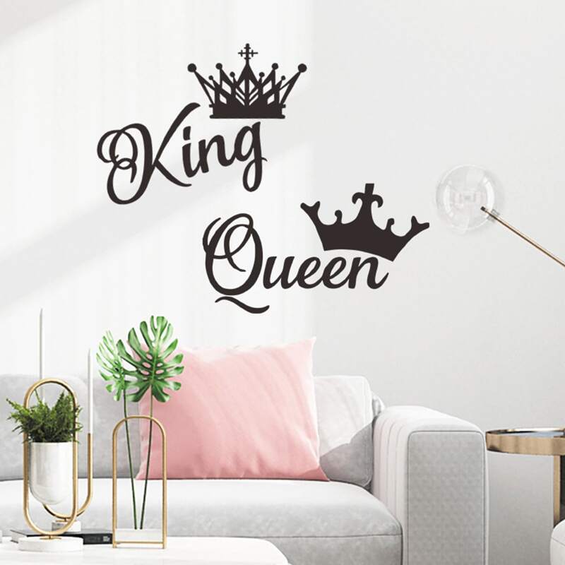 

Crown Wall Sticker, Black