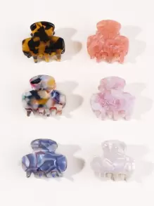 6 件装小号发爪 Streethair Clip 发夹 发夹 - 彩色 - 查看 1